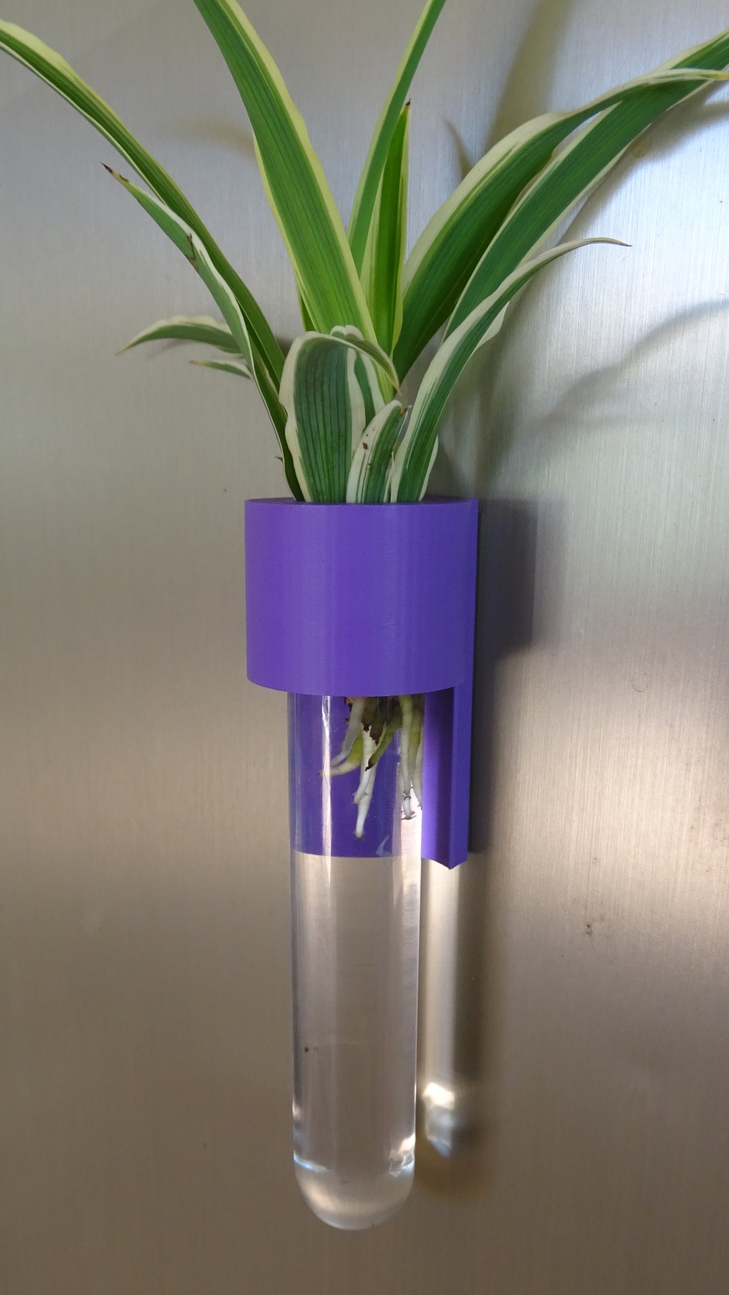 3D Printed Magnetic Fridge Hydroponic Planter/Vase