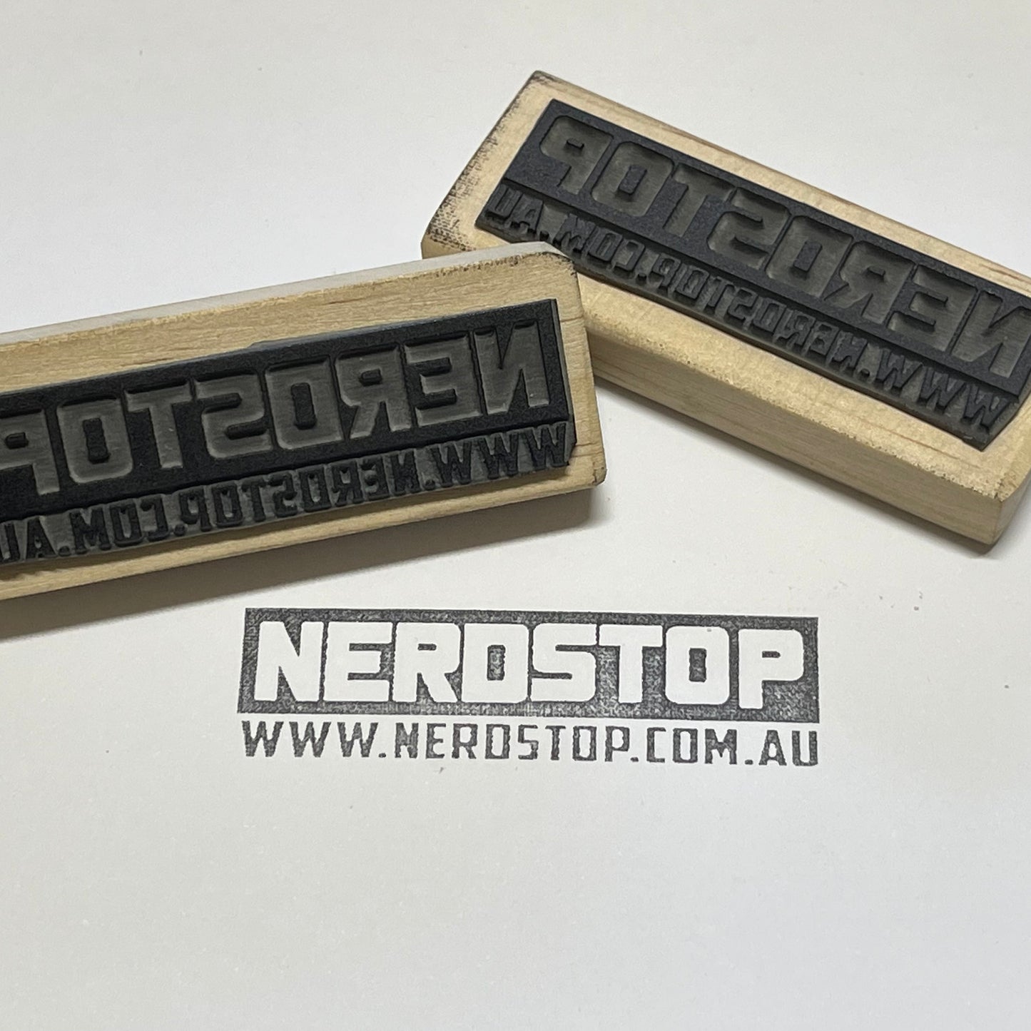 Custom Made Rubber Stamps - Block Style