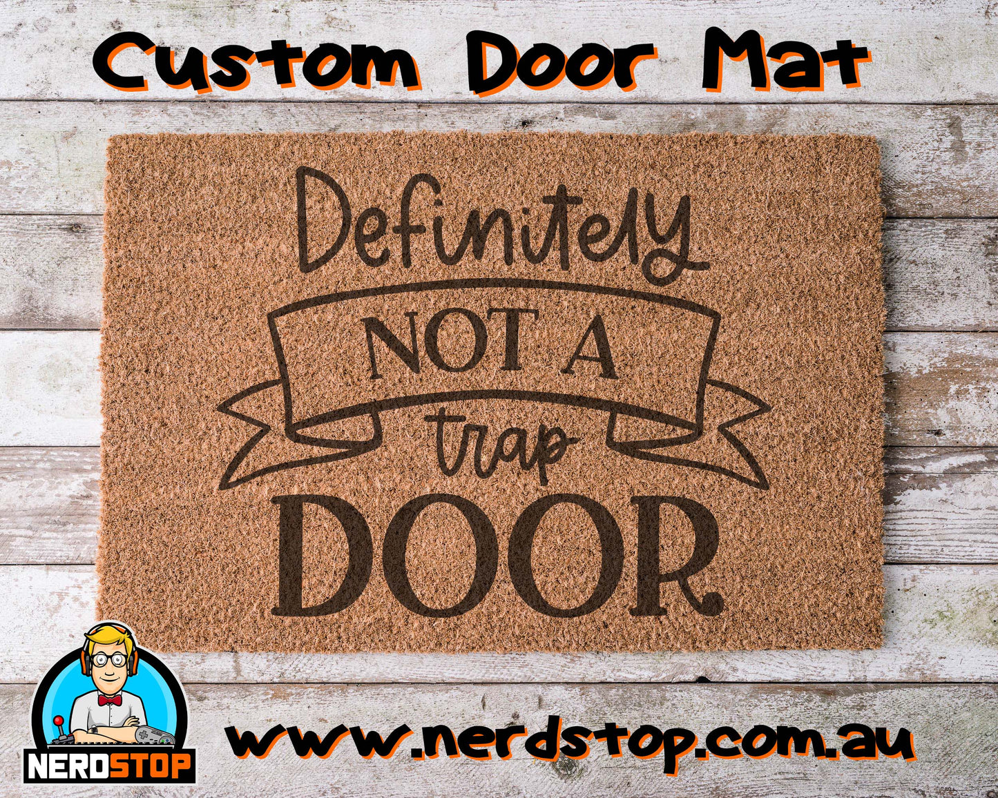 Coir Doormat - Not a trap door