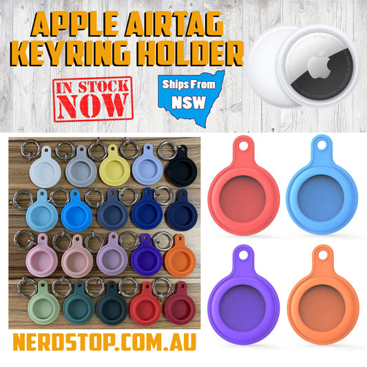 Apple AirTag Silicone Keyring Holder - Nerd Stop