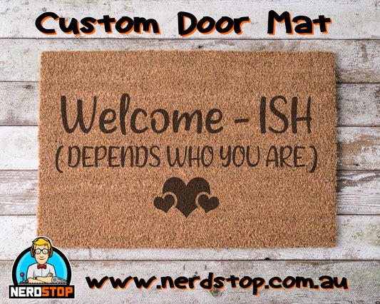 Coir Doormat - Welcome-ish